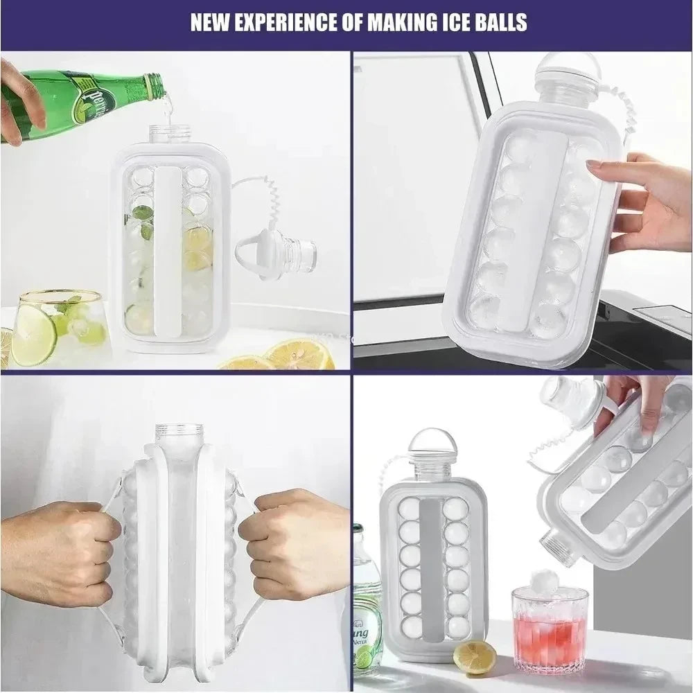 Portable Ice Maker Water Bottle