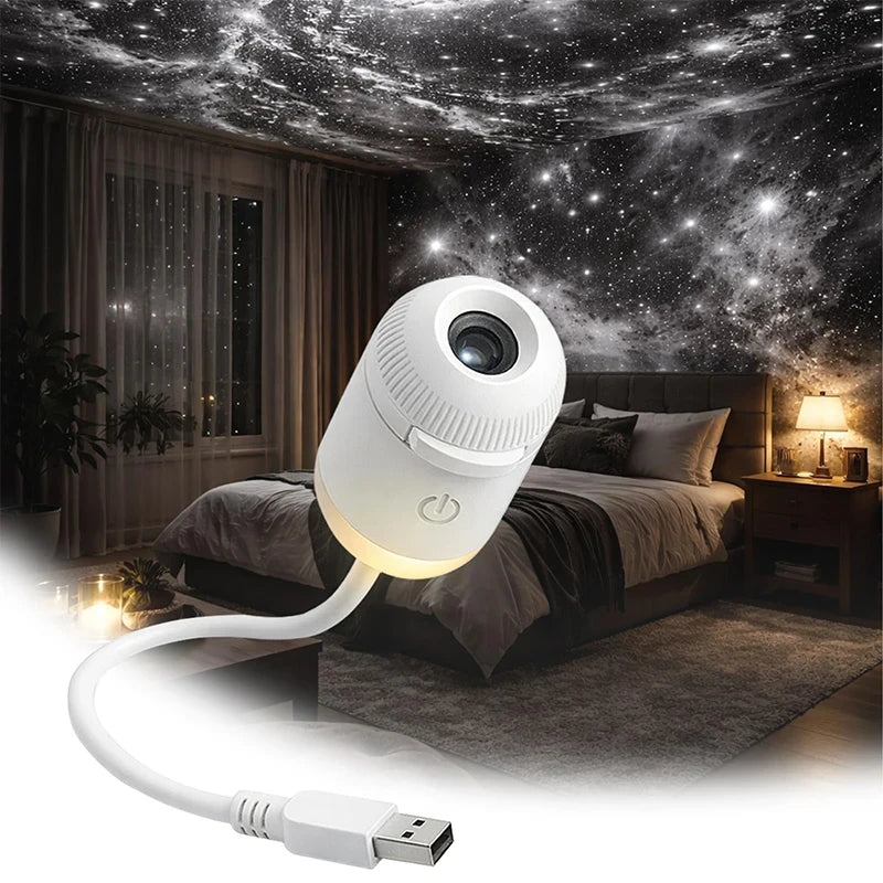 Mini Galaxy Star Projector Night Light