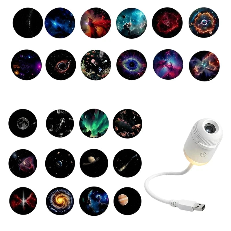Mini Galaxy Star Projector Night Light