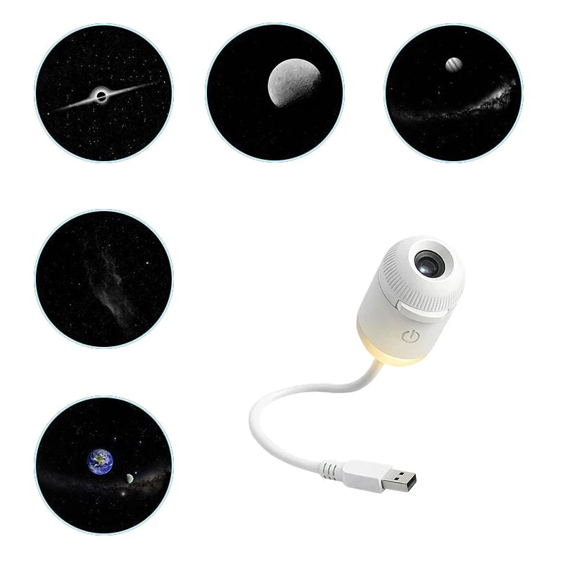 Mini Galaxy Star Projector Night Light