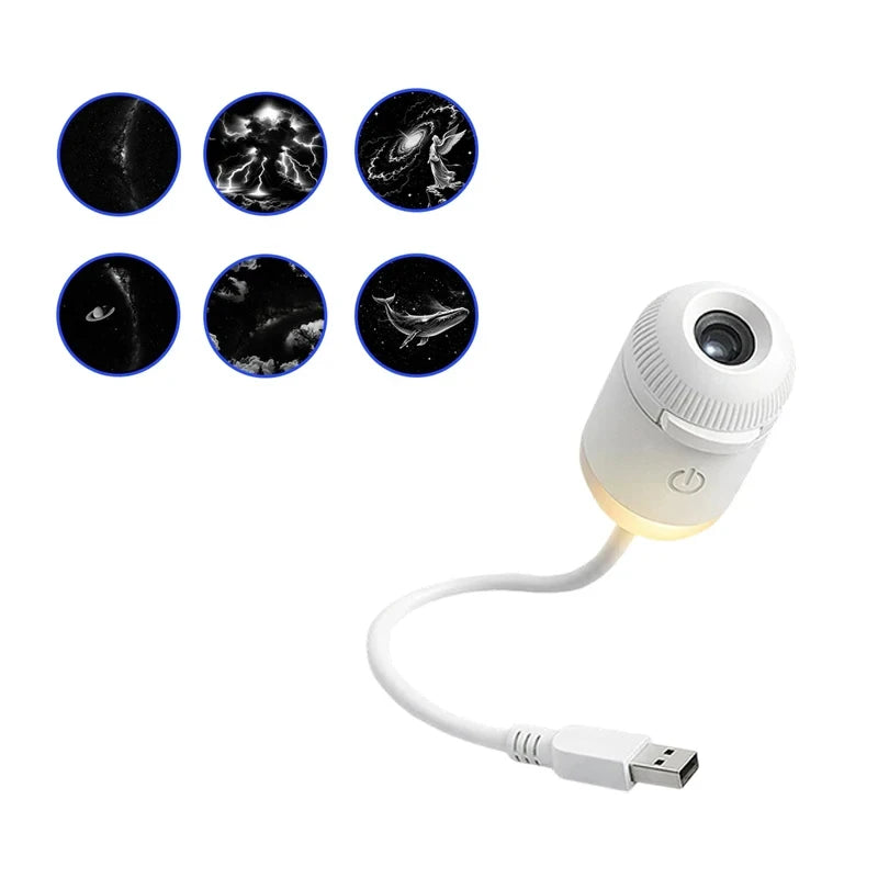 Mini Galaxy Star Projector Night Light