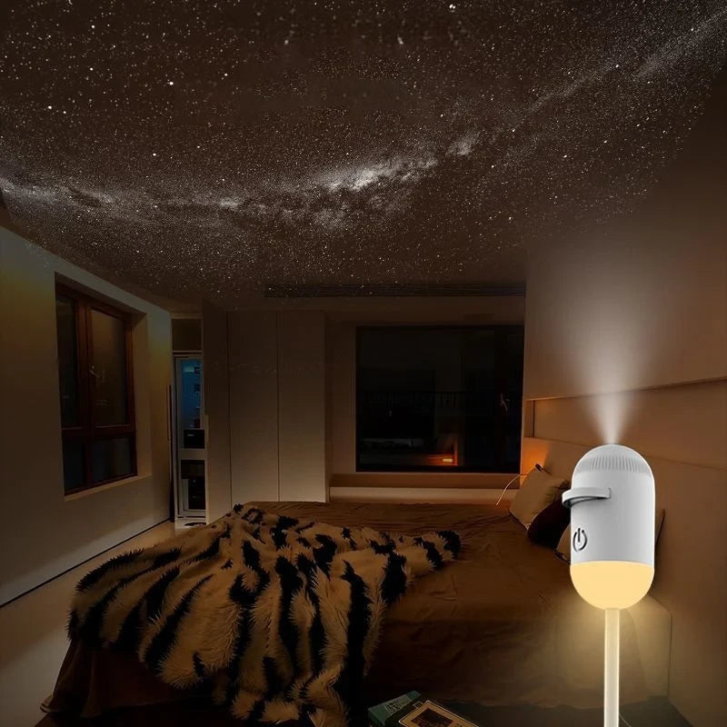 Mini Galaxy Star Projector Night Light